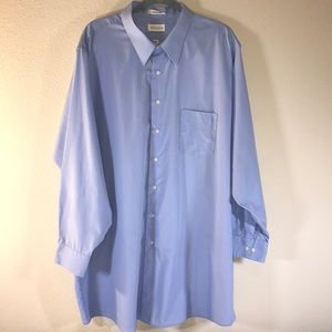 Big and tall Men’s Blue Dress Shirt